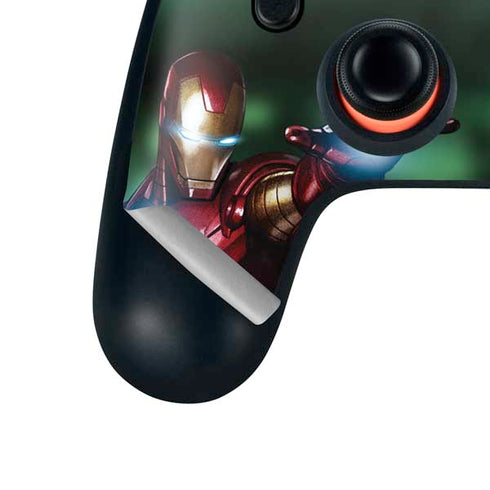 Marvel Tony Stark Iron Man Google Stadia Controller Skin